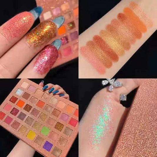 40 Colors Eyeshadow Palette Matte Glitter Makeup Eye Shadow Palette